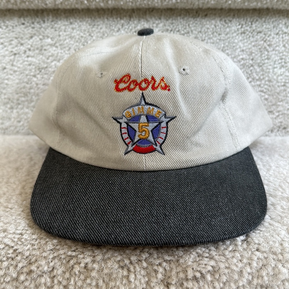 Vintage Coors "Gimme 5 Then Gimme More Hat NWOT